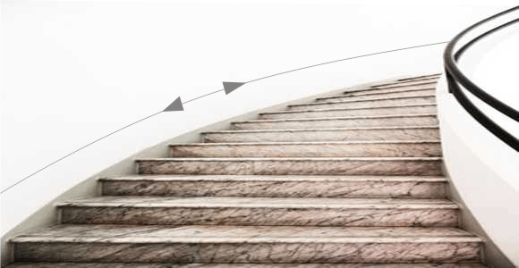 Treppenlift für die Wendeltreppe